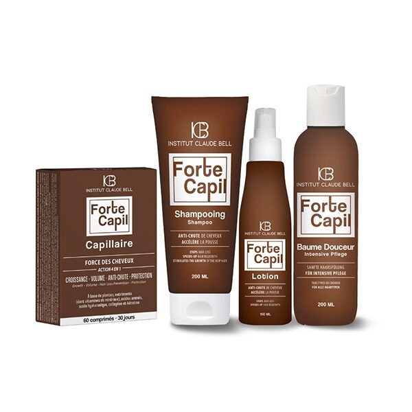 Kit FORTE CAPIL - réduisent la perte de cheveux androgénétique ou hormonale